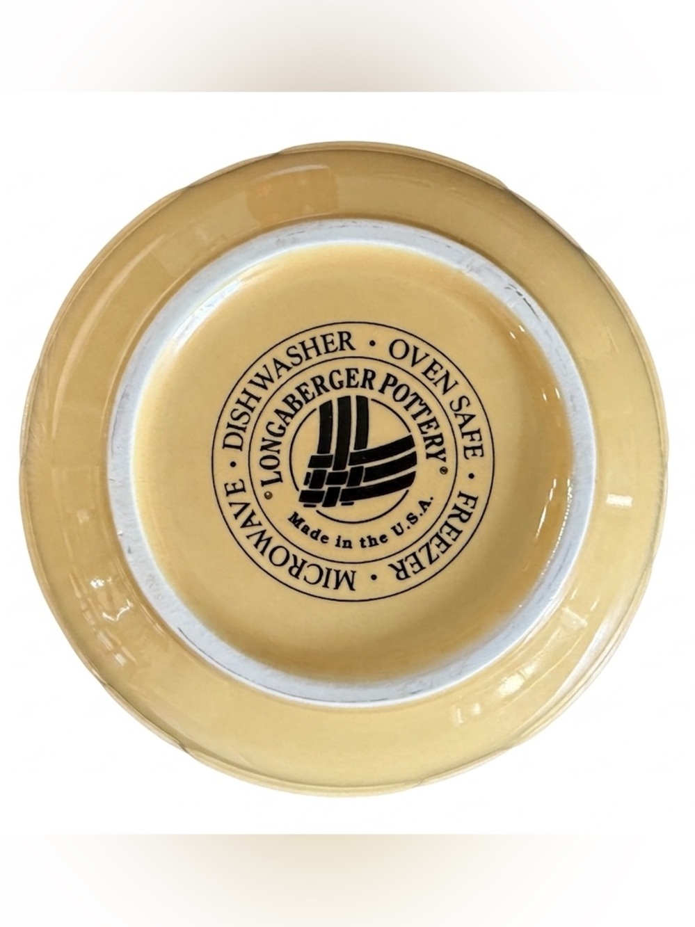 Longaberger Bowls Set of 4 Yellow Discontinued Plus 2 Toothpick Holders - Picture 6 of 6